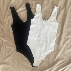 Zara Ribbed Contour Bodysuit (Set)